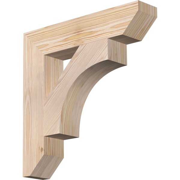 Ekena Millwork Westlake Slat Smooth Bracket, Douglas Fir, 3 1/2"W x 18"D x 18"H BKT04X18X18WTL06SDF - main
